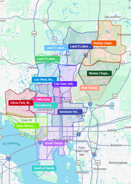 Service Area Map